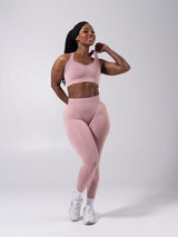 Thumbnail 6 of Vida Seamless Sports Bra - Heather Rose Ombre, 6 of 7