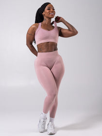 Vida Seamless Sports Bra - Heather Rose Ombre