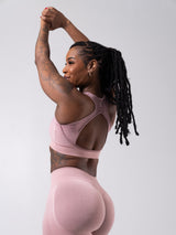 Thumbnail 2 of Vida Seamless Sports Bra - Heather Rose Ombre, 2 of 7