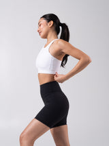 Thumbnail 4 of Wicked Zip Sports Bra - White, 4 of 9
