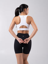 Thumbnail 5 of Wicked Zip Sports Bra - White, 5 of 9