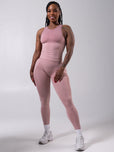 Shape Seamless Hip Tank - Heather Rose Ombre