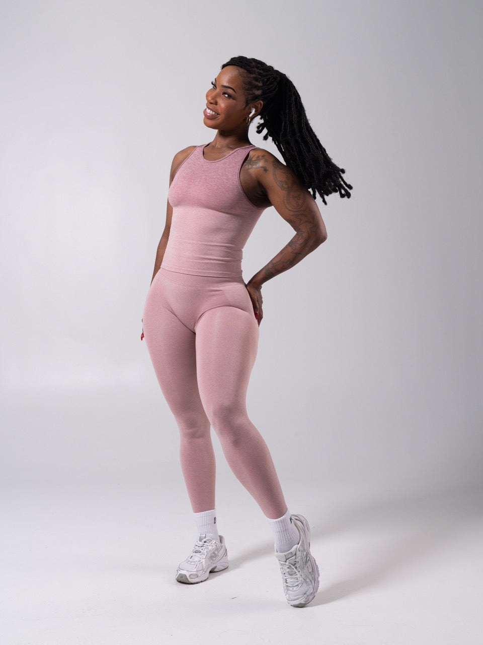 Shape Seamless Hip Tank - Heather Rose Ombre