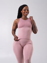 Thumbnail 7 of Shape Seamless Hip Tank - Heather Rose Ombre, 7 of 9