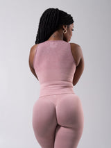 Thumbnail 4 of Shape Seamless Hip Tank - Heather Rose Ombre, 4 of 9
