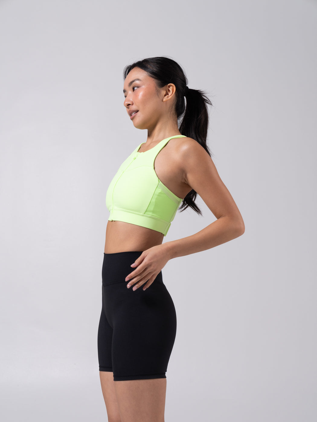 Wicked Zip Sports Bra - Margarita
