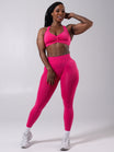 Miracle Seamless Hip Rise Legging - Heather Miami Vice