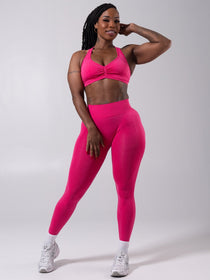 Miracle Seamless Hip Rise Legging - Heather Miami Vice
