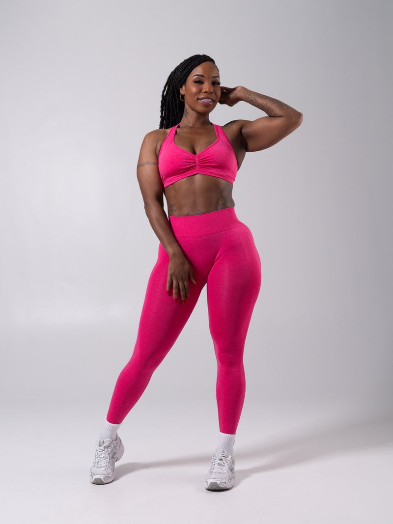 Miracle Seamless Hip Rise Legging - Heather Miami Vice