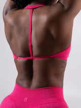 Thumbnail 4 of Micro Seamless Sports Bra - Heather Miami Vice, 4 of 5