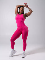 Thumbnail 2 of Shape Seamless Hip Tank - Heather Miami Vice, 2 of 9