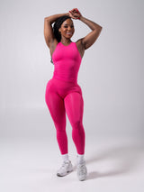 Thumbnail 8 of Shape Seamless Hip Tank - Heather Miami Vice, 8 of 9