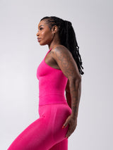 Thumbnail 5 of Shape Seamless Hip Tank - Heather Miami Vice, 5 of 9