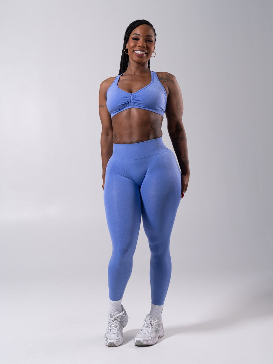 Miracle Seamless Hip Rise Legging - Heather Azul