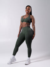 Thumbnail 2 of Miracle Seamless Hip Rise Legging - Heather Limon Pepino, 2 of 9