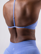 Thumbnail 4 of Micro Seamless Sports Bra - Heather Azul, 4 of 6