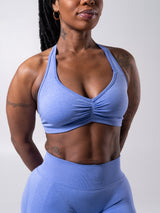 Thumbnail 6 of Micro Seamless Sports Bra - Heather Azul, 6 of 6