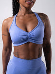 Micro Seamless Sports Bra - Heather Azul