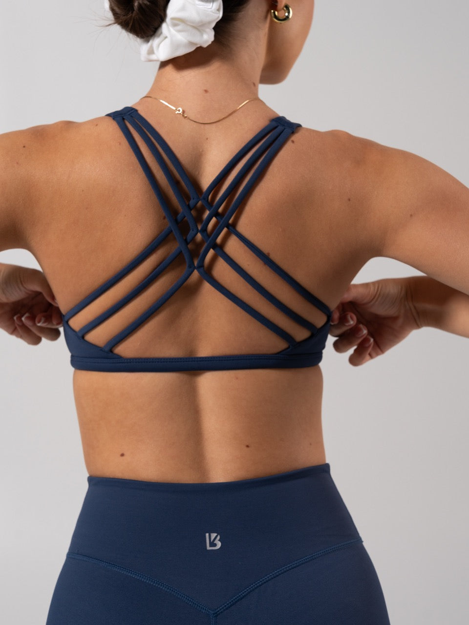 Crossfire Sports Bra - Baked Blue