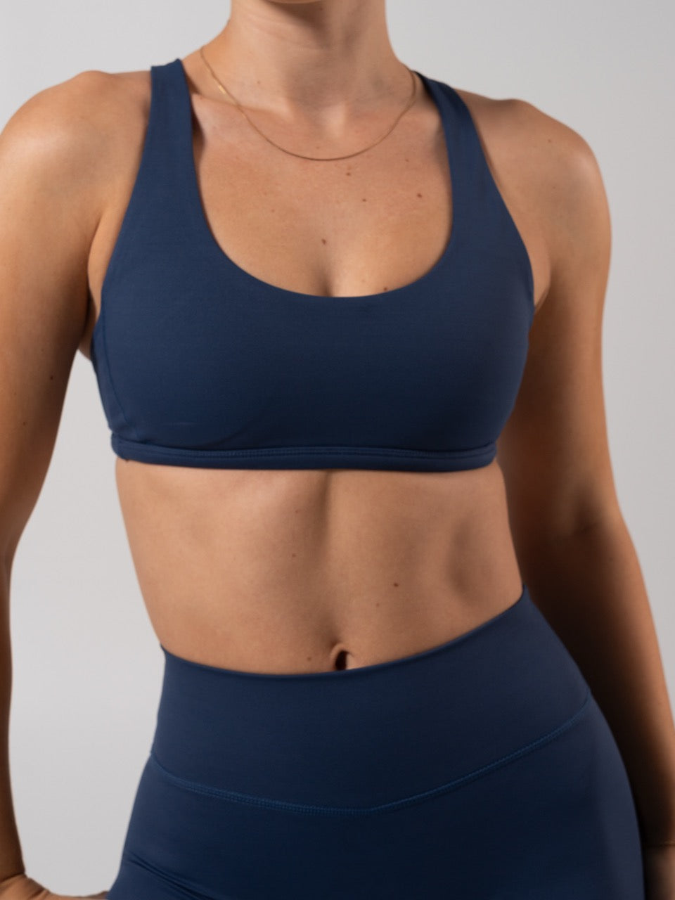 Crossfire Sports Bra - Baked Blue