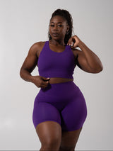 Thumbnail 1 of Rosa Sports Bra - Grape Jelly, 1 of 8