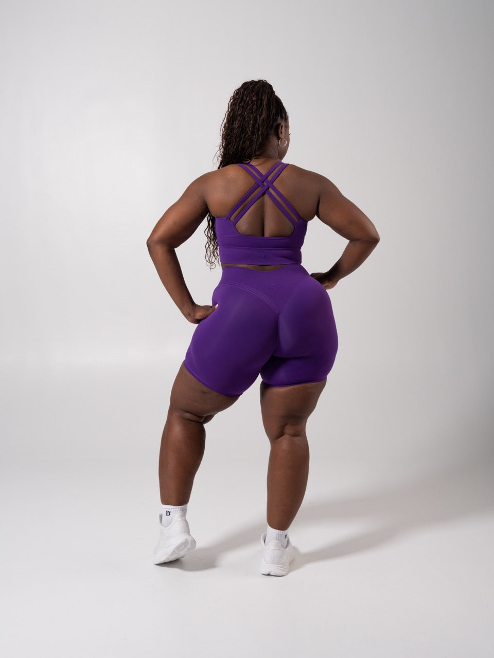 Rosa Sports Bra - Grape Jelly