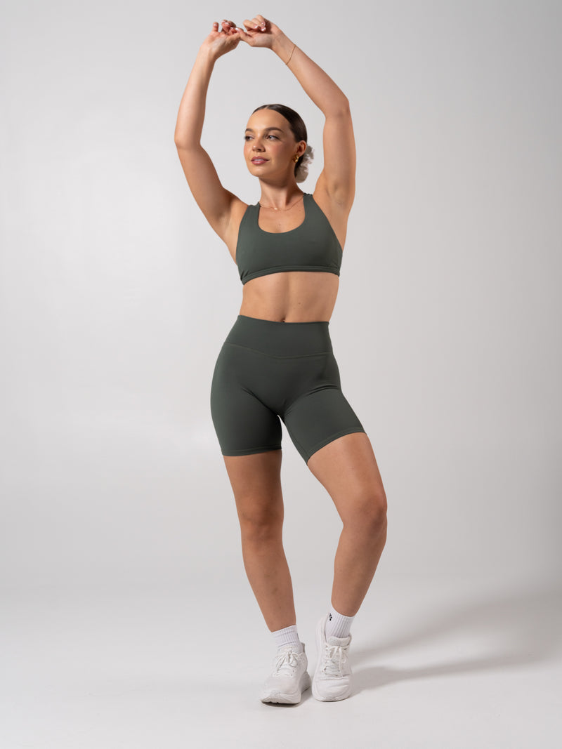 Crossfire Sports Bra - Limon Pepino