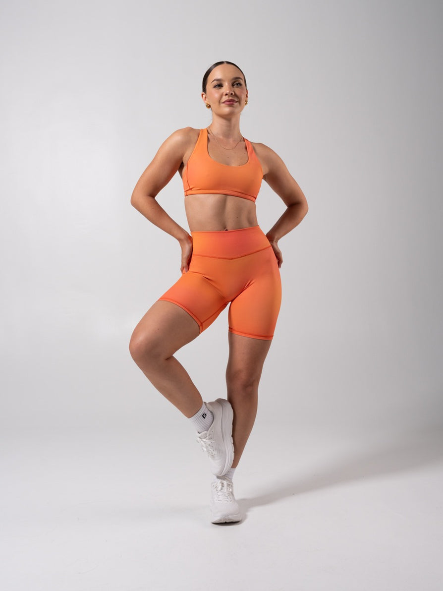 Crossfire Sports Bra - Lava Print