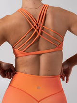 Thumbnail 4 of Crossfire Sports Bra - Lava Print, 4 of 10