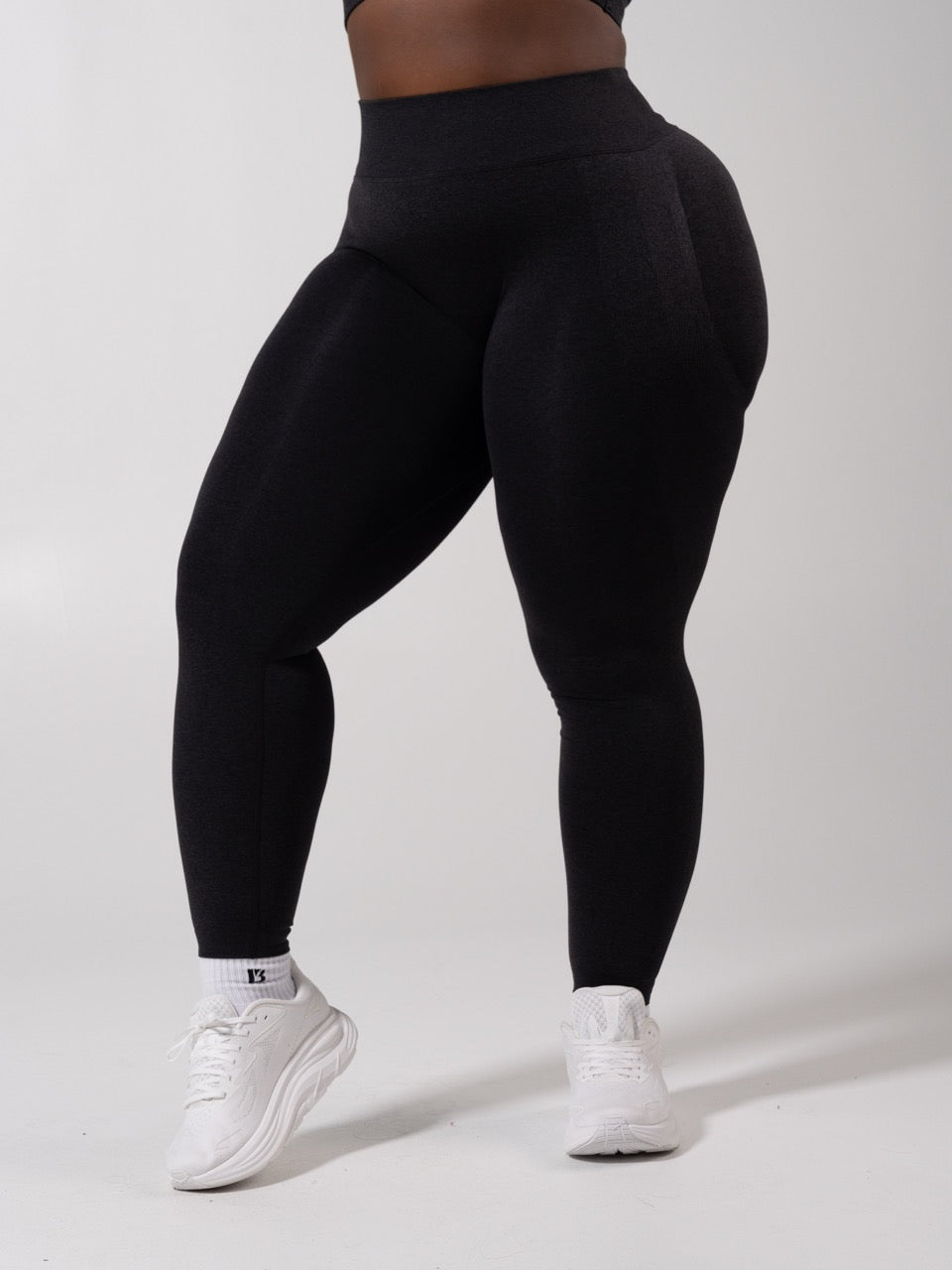 Miracle Seamless Hip Rise Legging - Heather Charcoal
