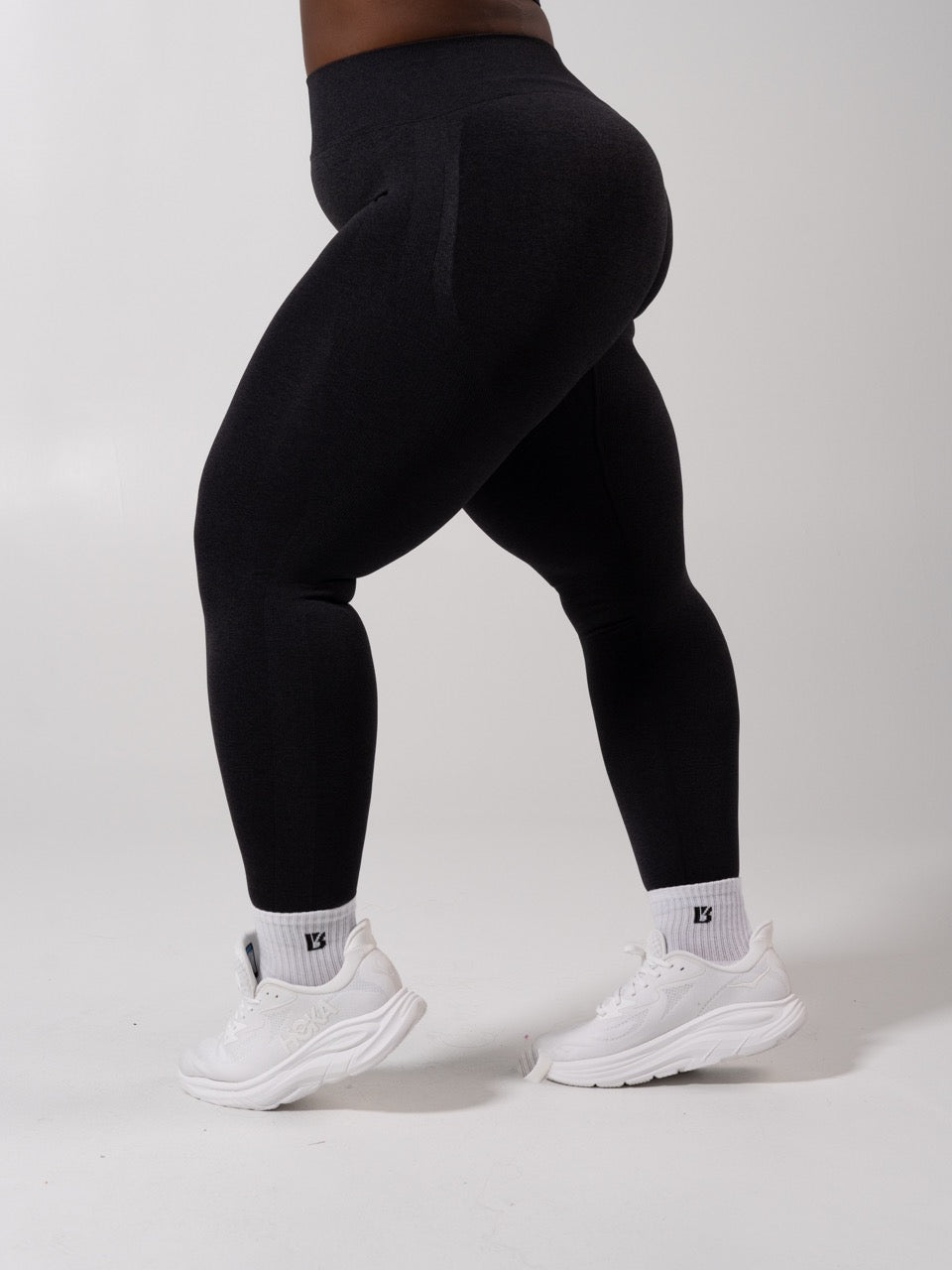 Miracle Seamless Hip Rise Legging - Heather Charcoal