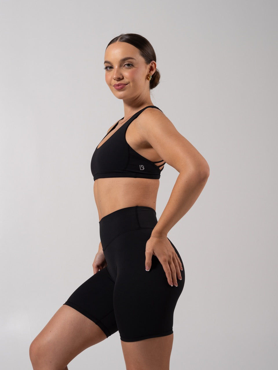 Crossfire Sports Bra - Onyx Black