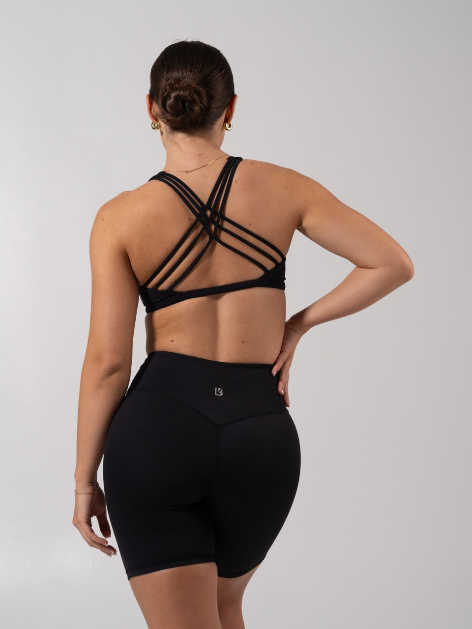 Crossfire Sports Bra - Onyx Black