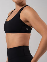 Thumbnail 4 of Crossfire Sports Bra - Onyx Black, 4 of 8