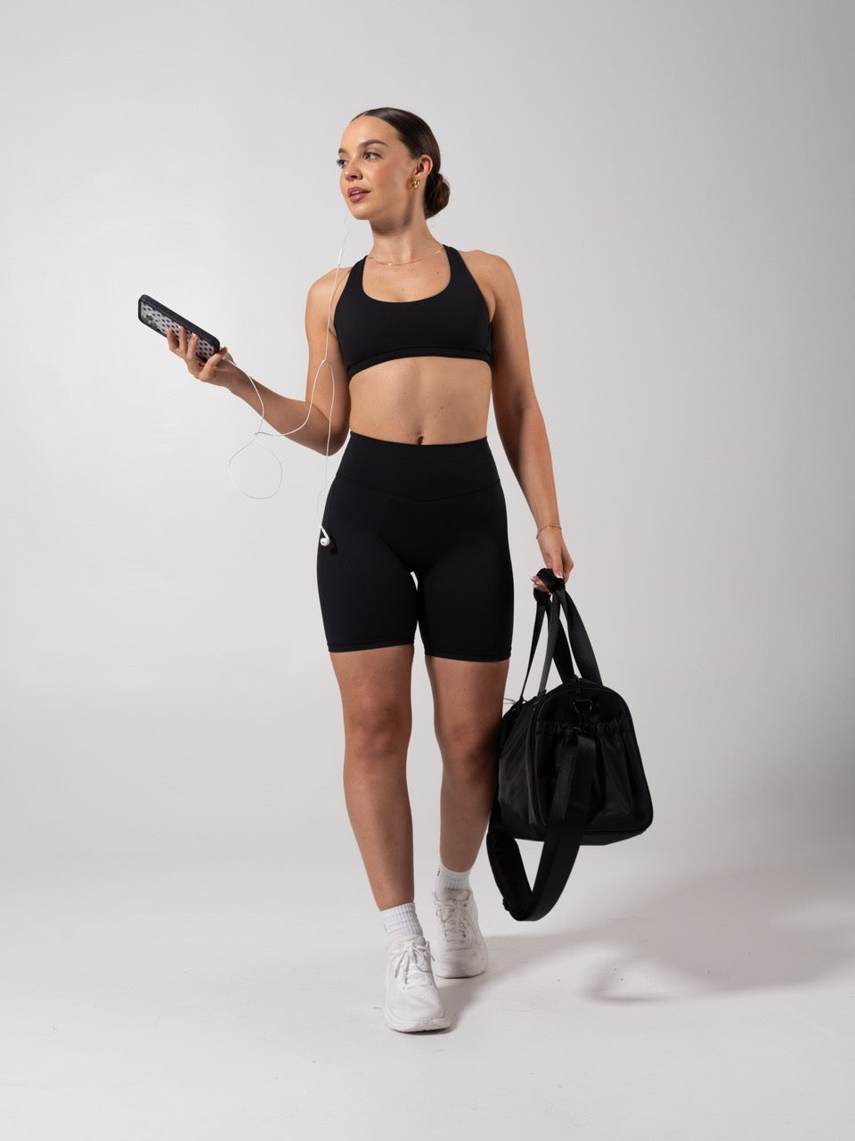 Crossfire Sports Bra - Onyx Black
