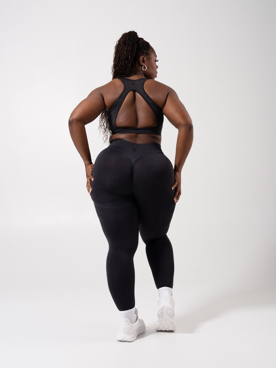 Miracle Seamless Hip Rise Legging - Heather Charcoal