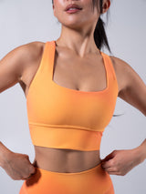 Thumbnail 3 of Revolution Sports Bra - Lava Print, 3 of 7