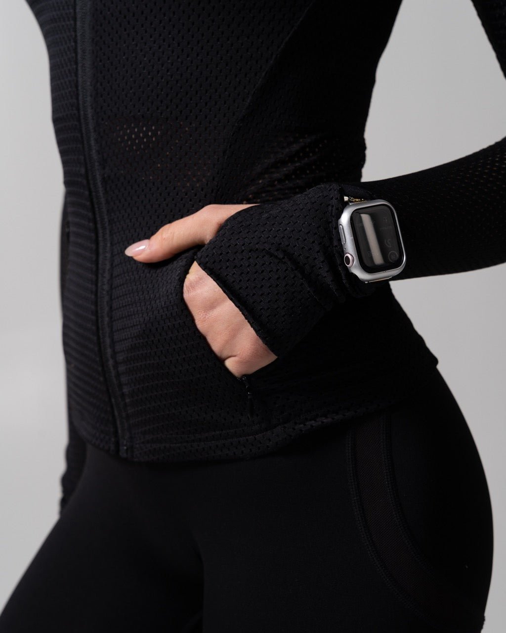 Spice Mesh Jacket - Onyx Black