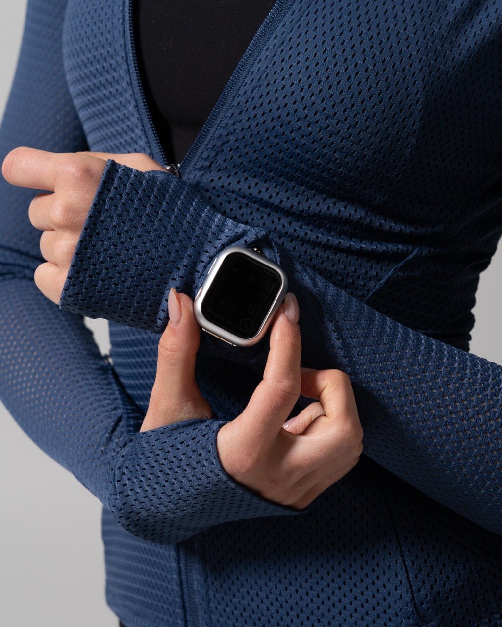 Spice Mesh Jacket - Baked Blue