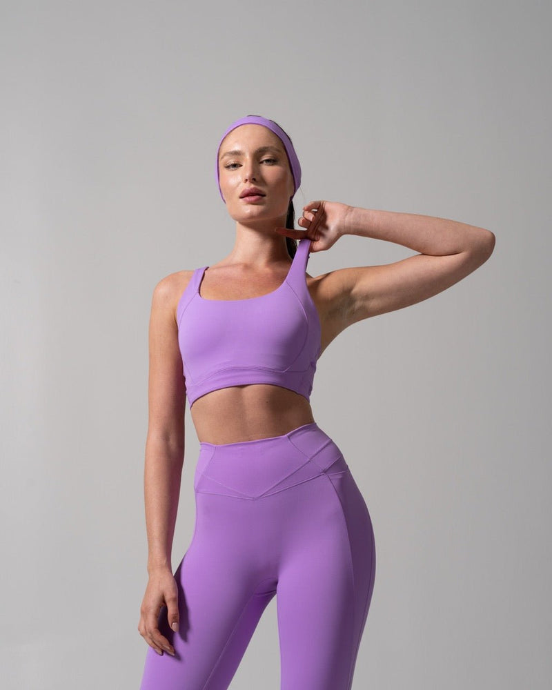 Airbrush Sports Bra - Frosted Taffy