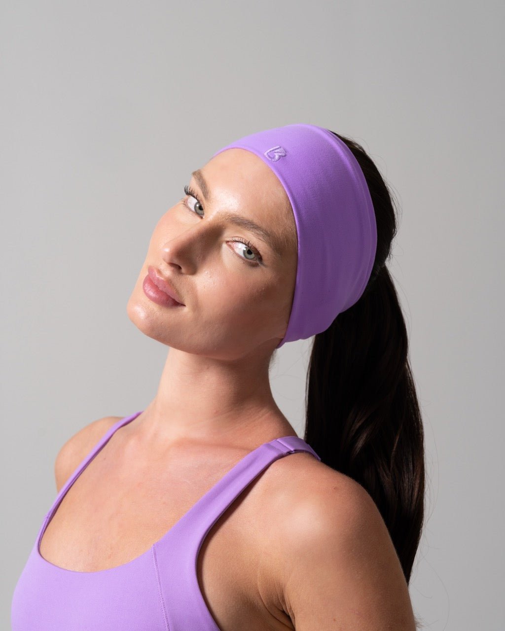 Poshknit Wide Headband - Taffy Purple