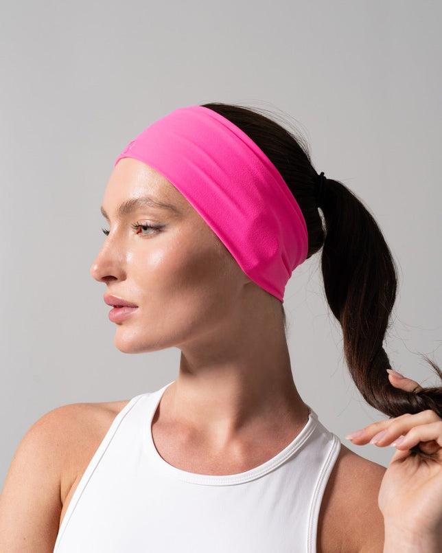 Poshknit Wide Headband - Hot Mess