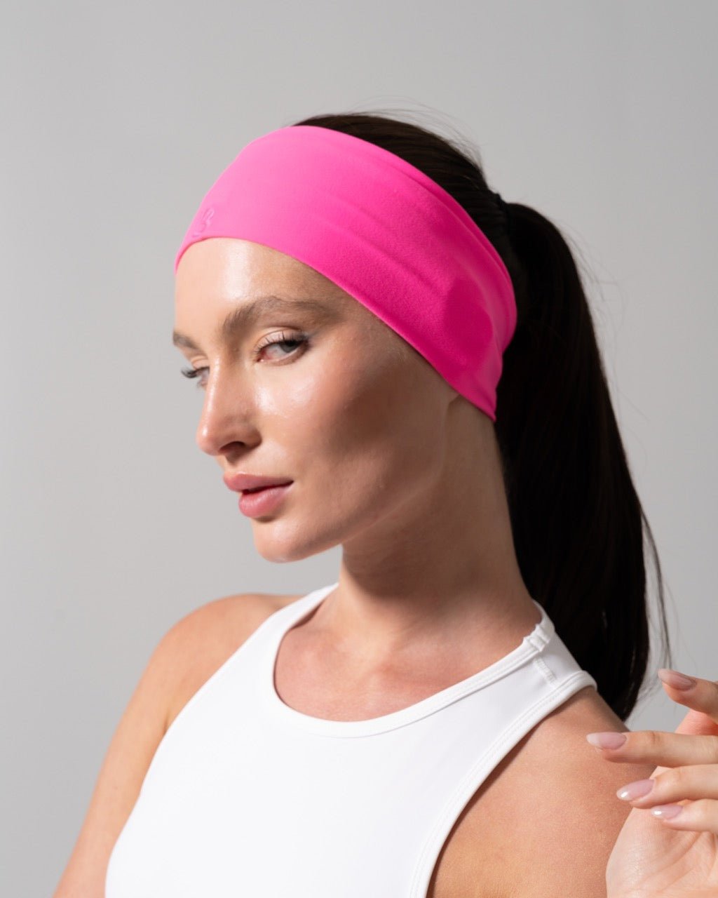 Poshknit Wide Headband - Hot Mess