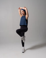 Thumbnail 3 of Essential Waist Tank - Baked Blue, 3 of 8