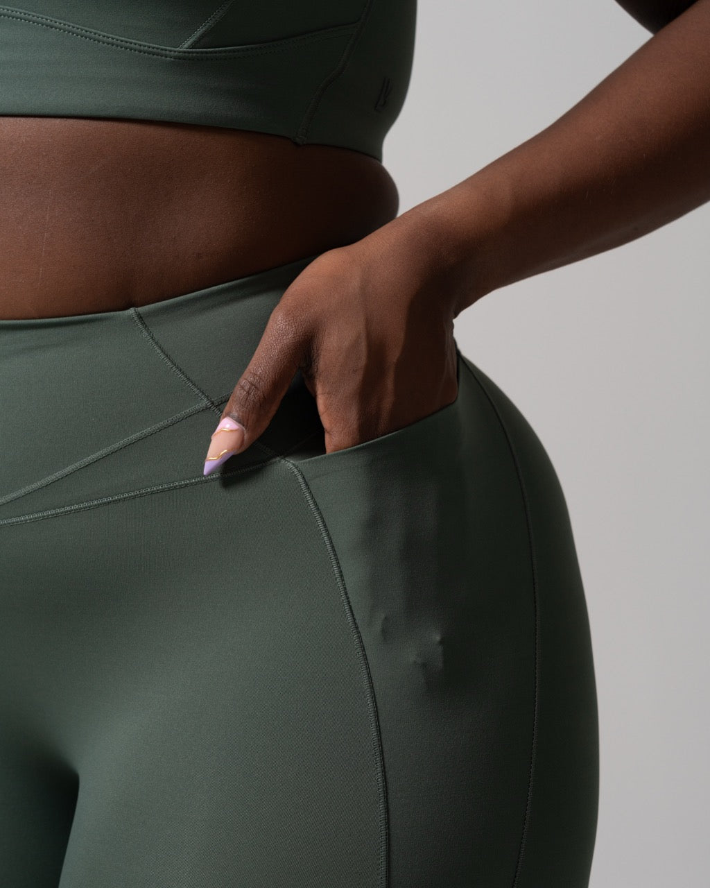 Airbrush Pocket Legging - Limon Pepino
