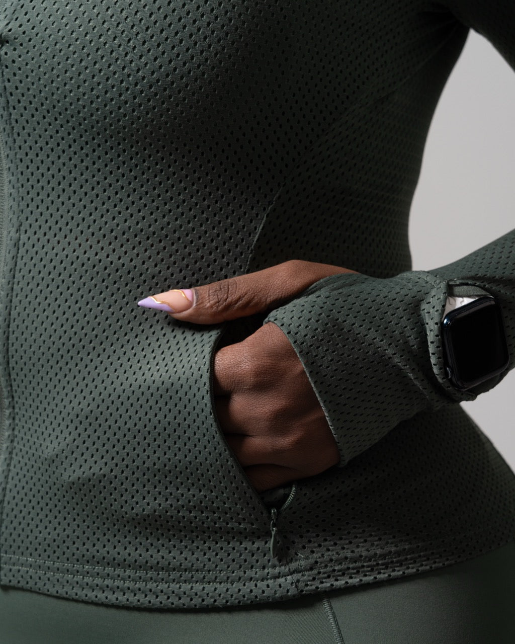 Spice Mesh Jacket - Limon Pepino