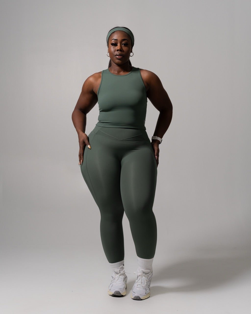 Airbrush Pocket Legging - Limon Pepino