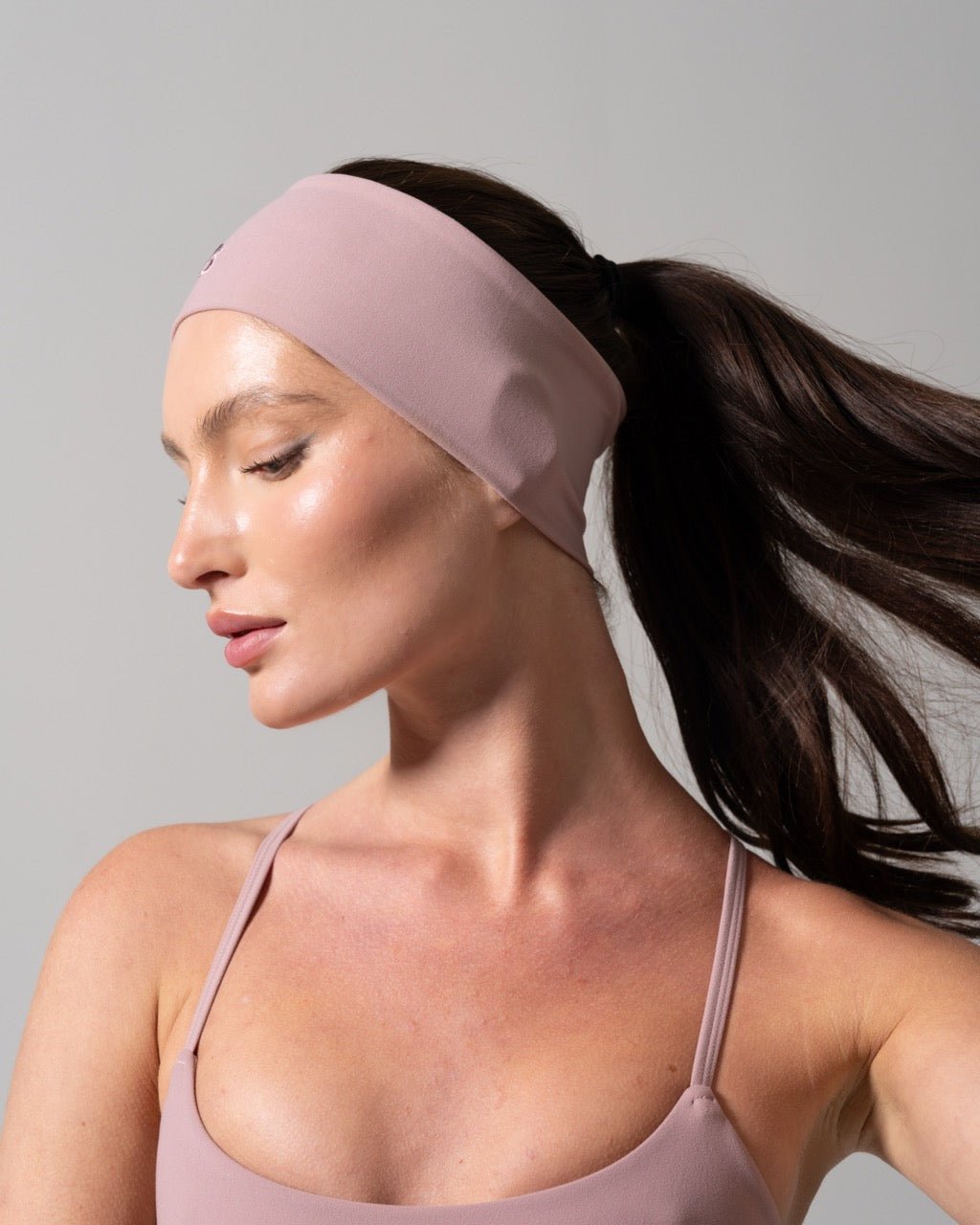 Poshknit Wide Headband - Rose Water