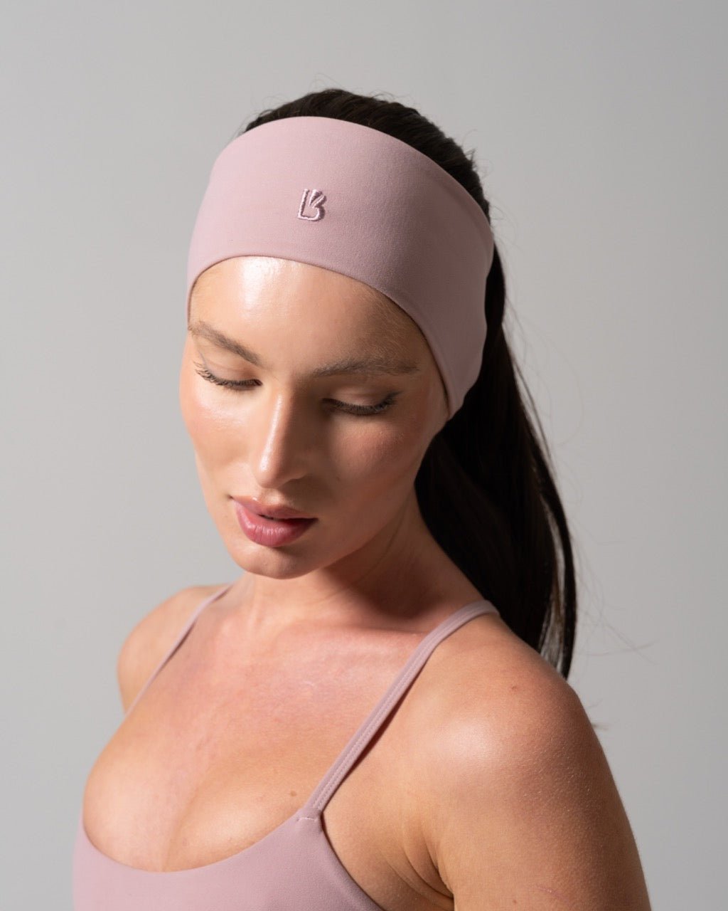 Poshknit Wide Headband - Rose Water