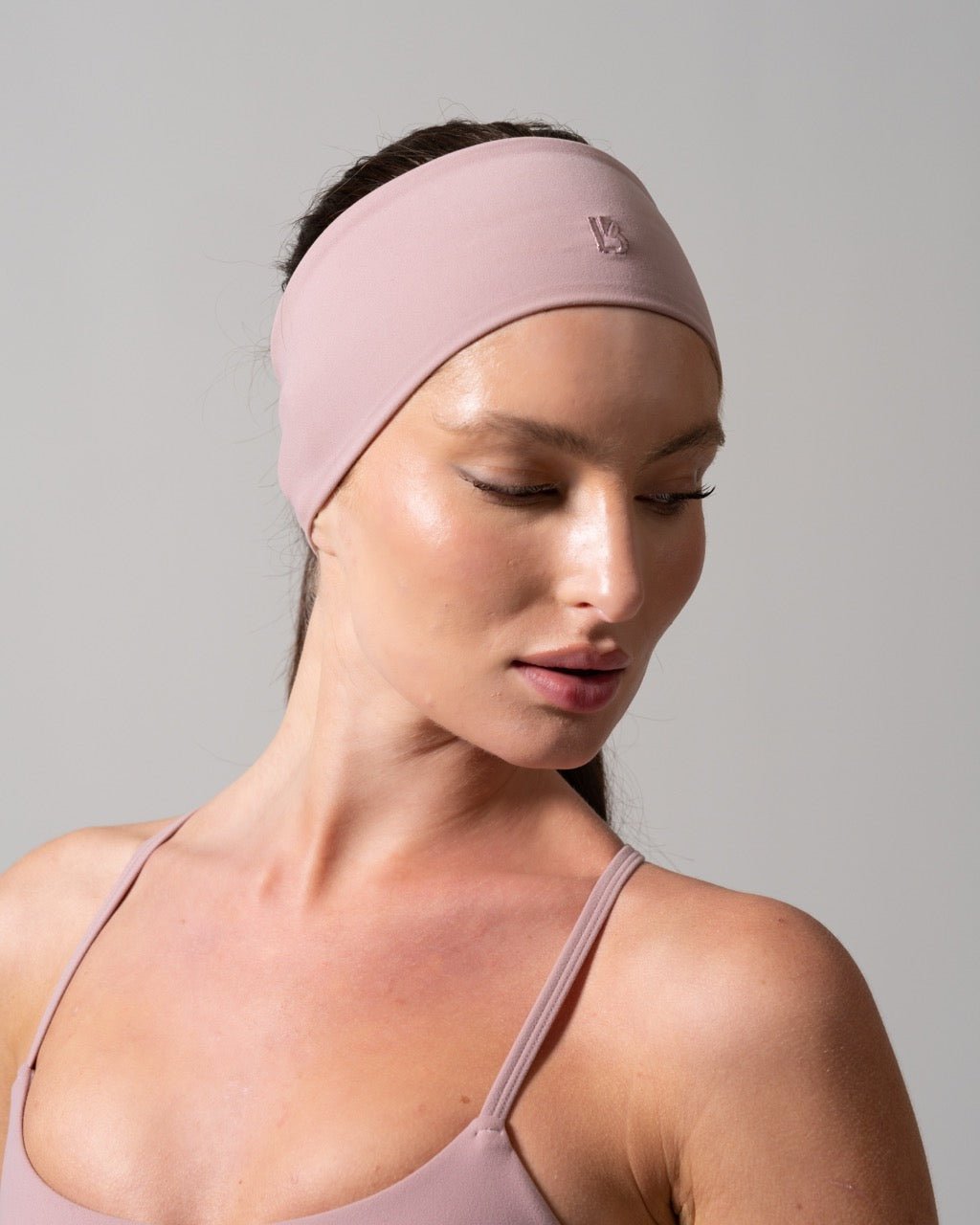 Poshknit Wide Headband - Rose Water